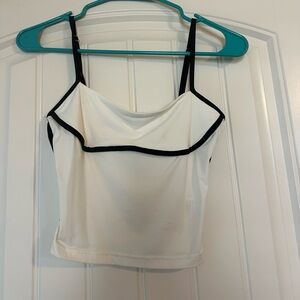 Princess Polly White and Black Camisole